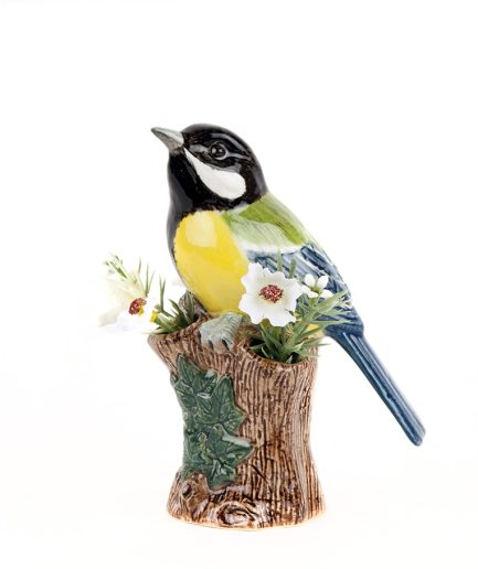 Great Tit Bud Vase
