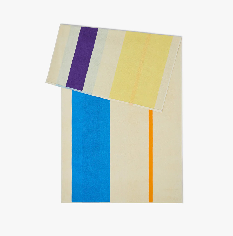 SUITE702 strandlaken Aqua-Orange-Purple-Yellow