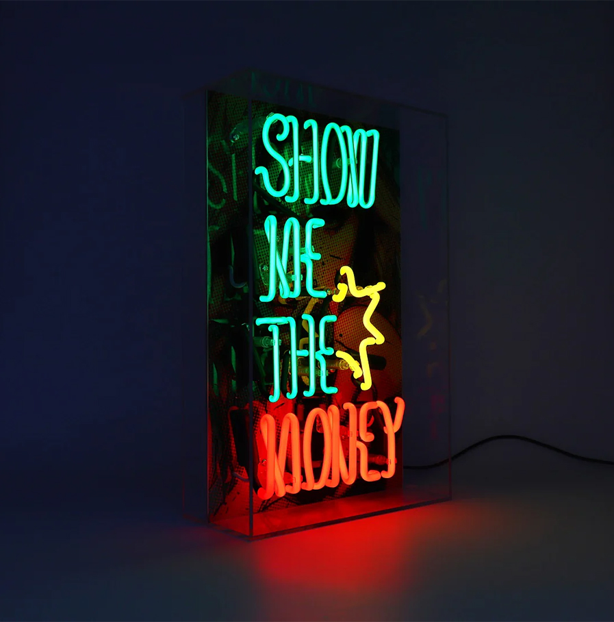 Neonverlichting 'Show me the Money'