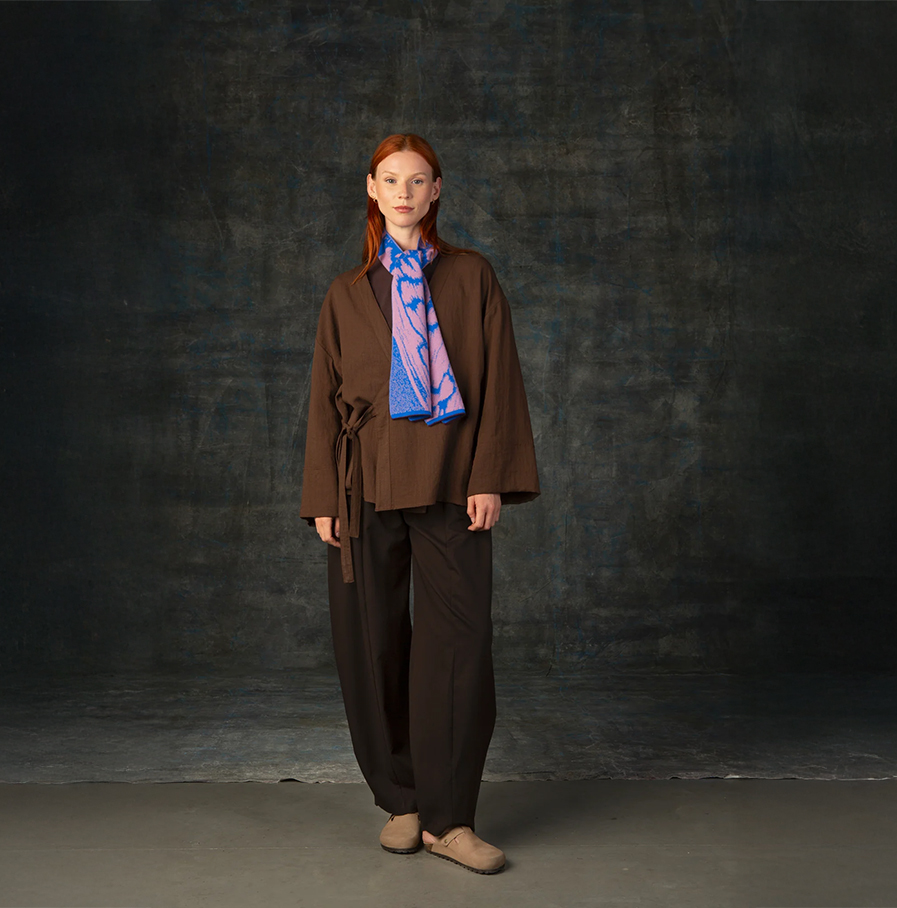 Wolvis - sjaal Aurata cobalt mini