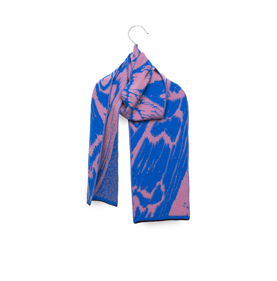 Wolvis - sjaal Aurata cobalt mini