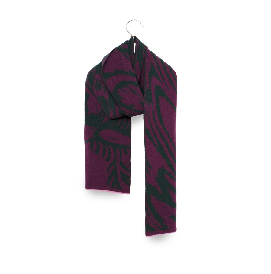 Wolvis - sjaal Cerura grape midi