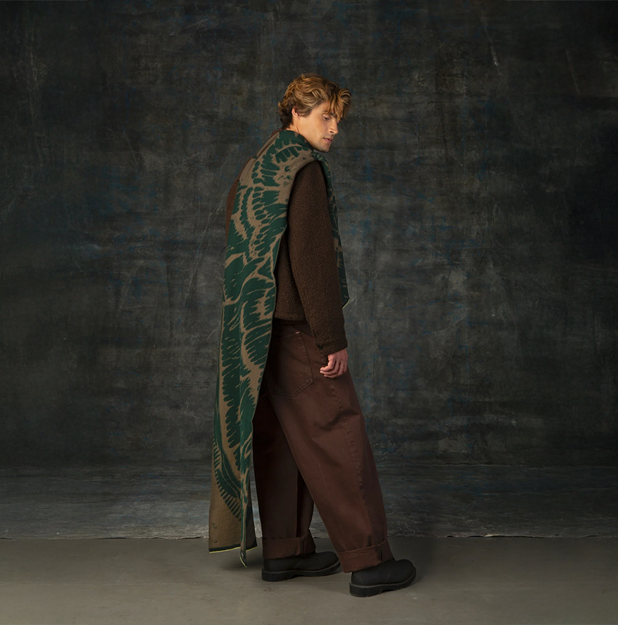 Wolvis - sjaal Furcula forest maxi