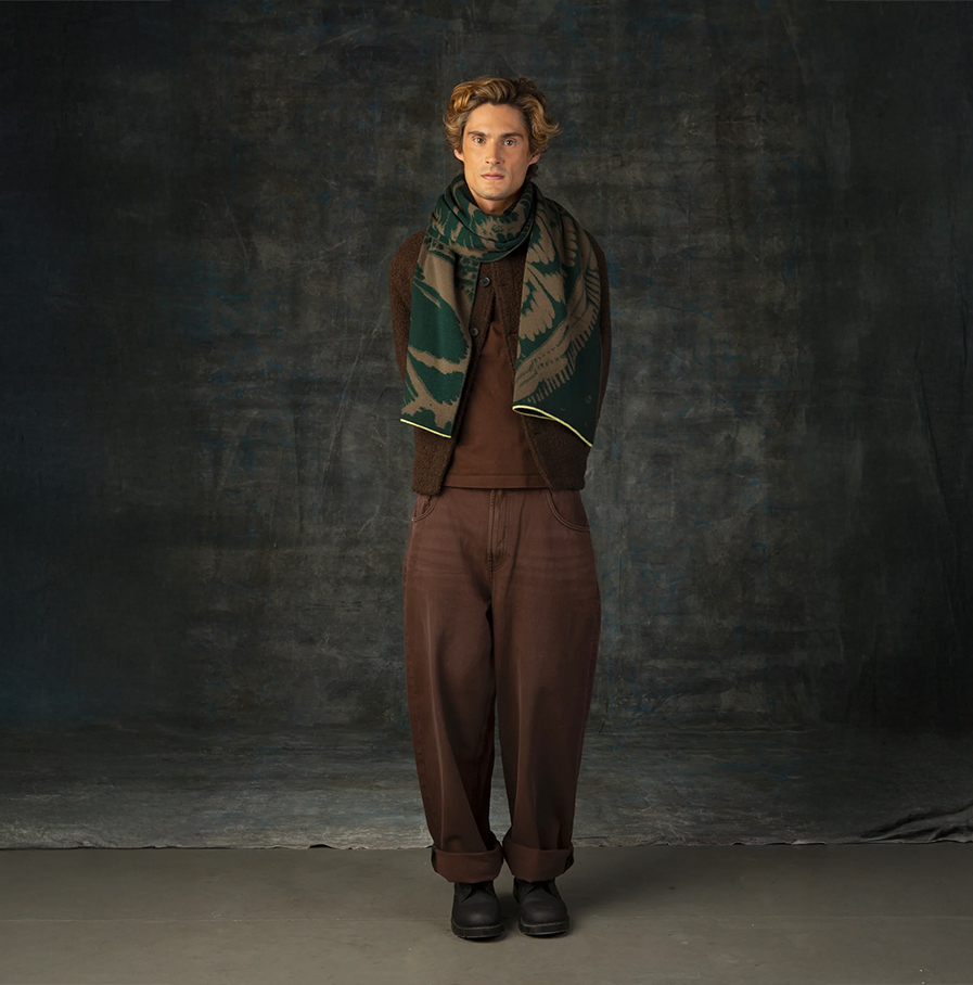 Wolvis - sjaal Furcula forest maxi