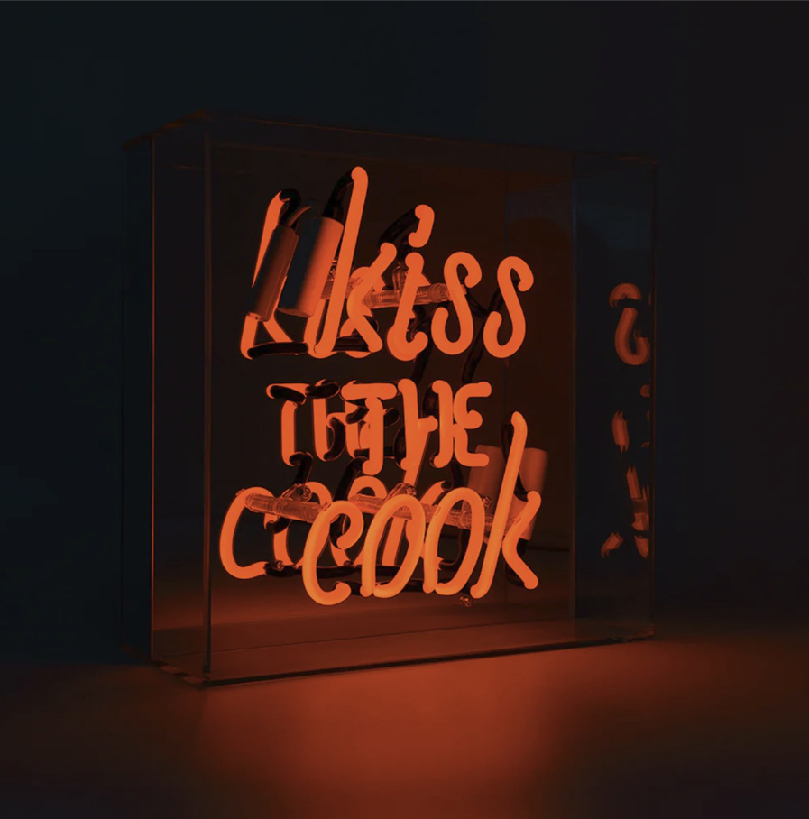 Neon lamp - Kiss the cook