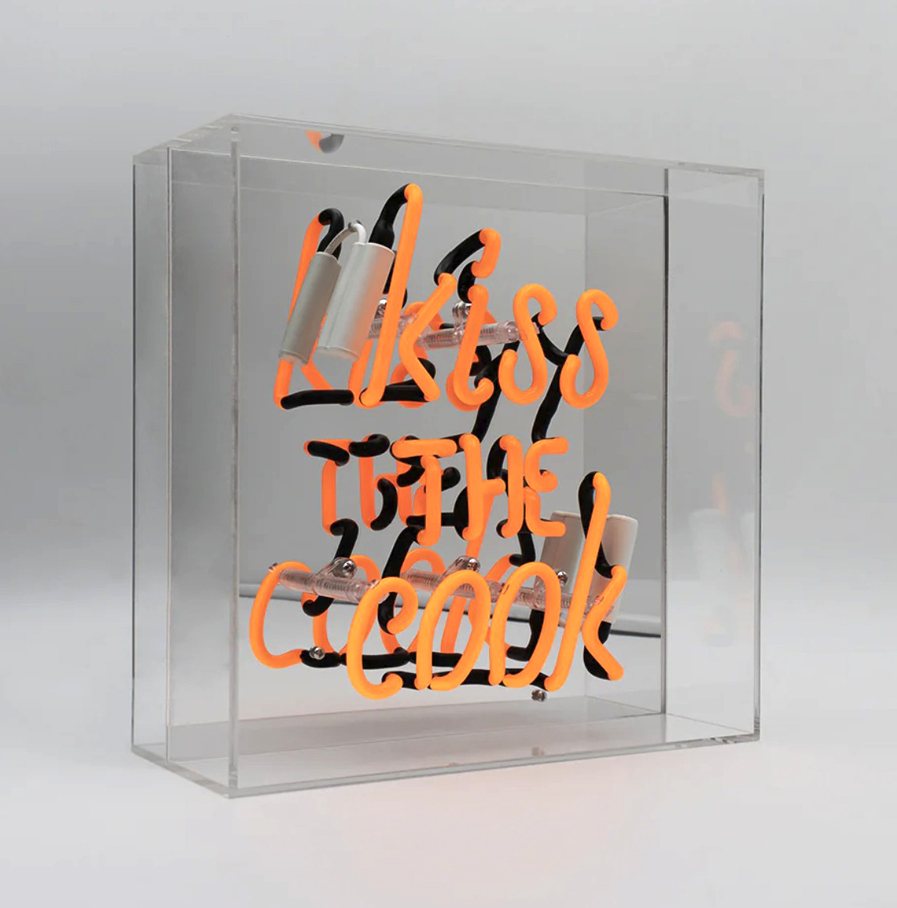 Neon lamp - Kiss the cook