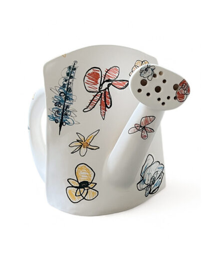 Willem Zwiers - aardewerk gieter Whimsey Pourer Flower small
