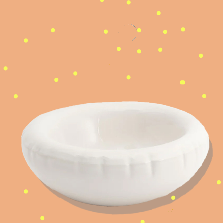 keramiek, maar dan opgeblazen