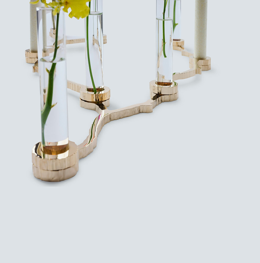 Atelier René Knip - Candle Vase Gold