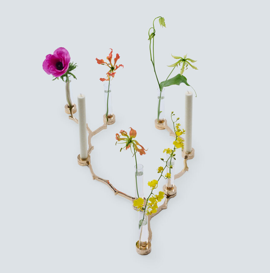 Atelier René Knip - Candle Vase Gold