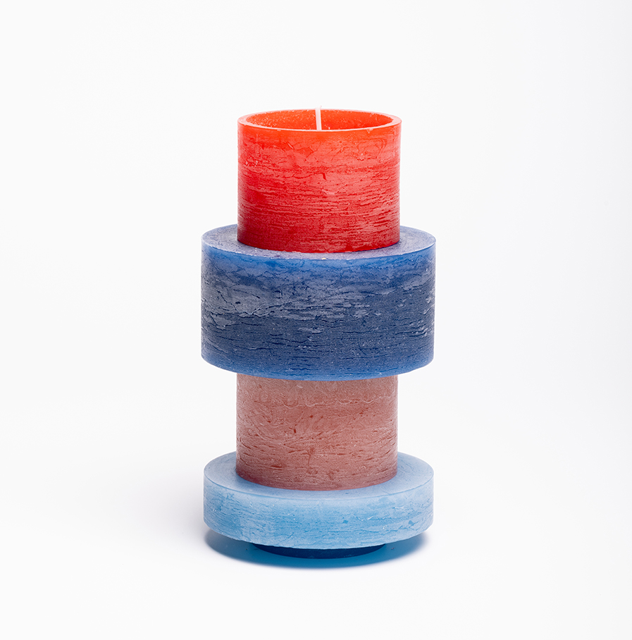 Stan Editions - Candl Stack 04 red and blue