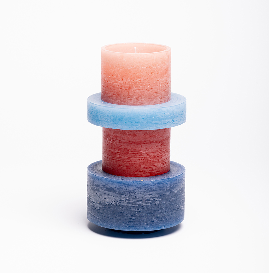 Stan Editions - Candl Stack 04 red and blue