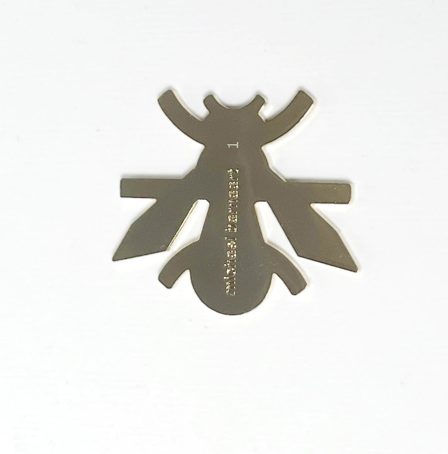 Michael Barnaart - broche Abeille, achterkant