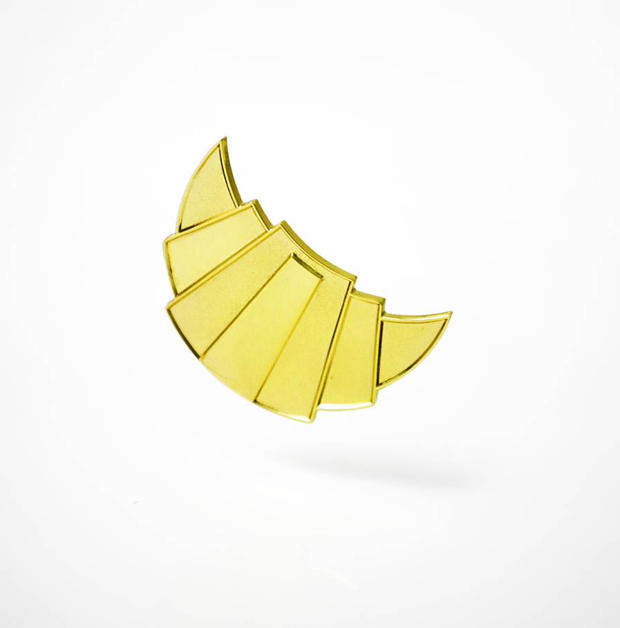 Michael Barnaart - broche Croissant