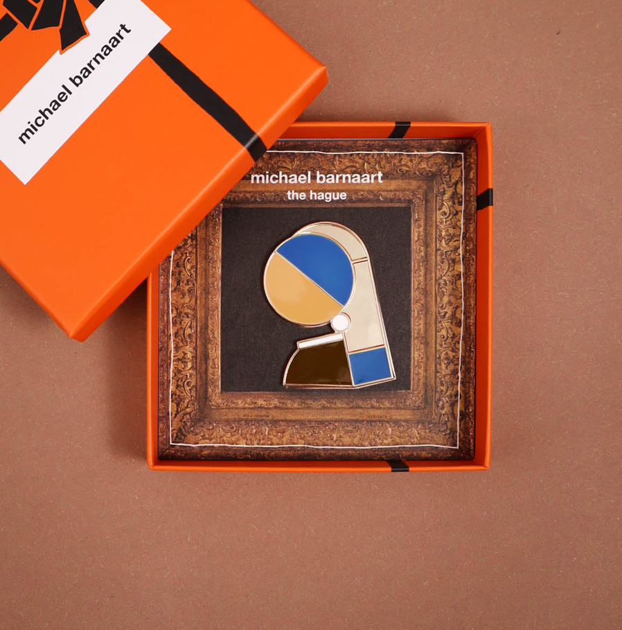 Michael Barnaart - broche 'Meisje met de parel'