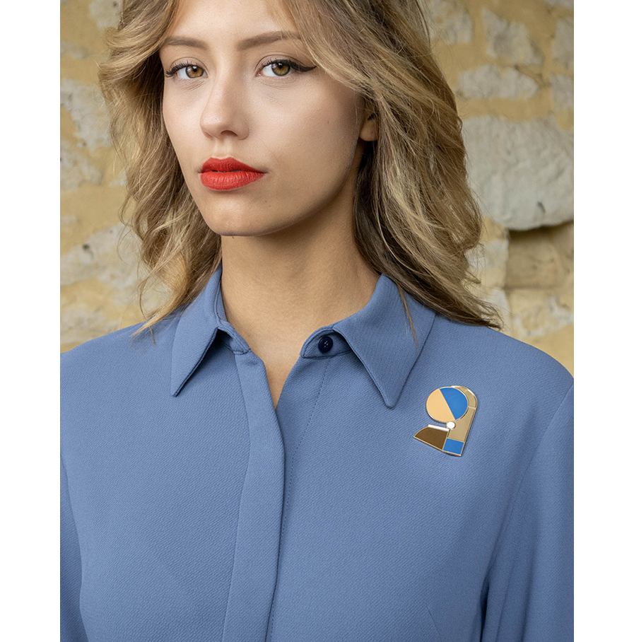 Michael Barnaart - broche 'Meisje met de parel'