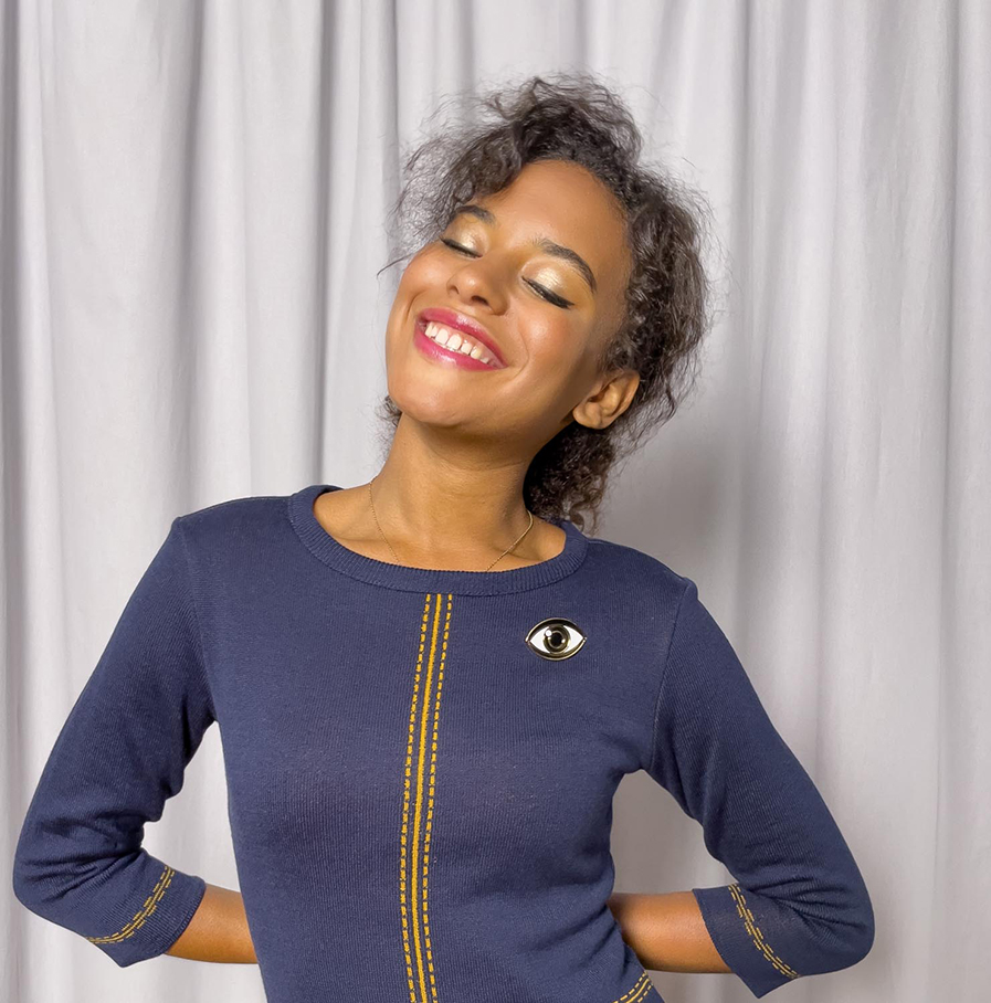 Michael Barnaart - broche oog