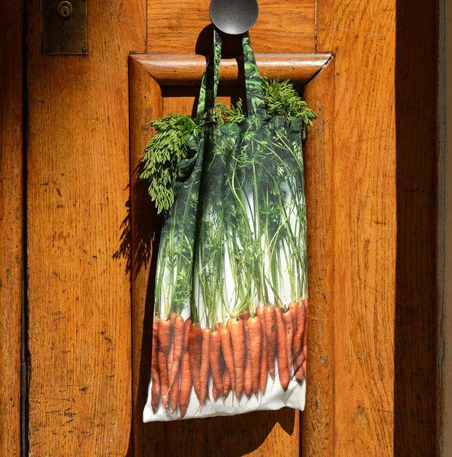 Maron Bouillie - tote bag met print van worteltjes