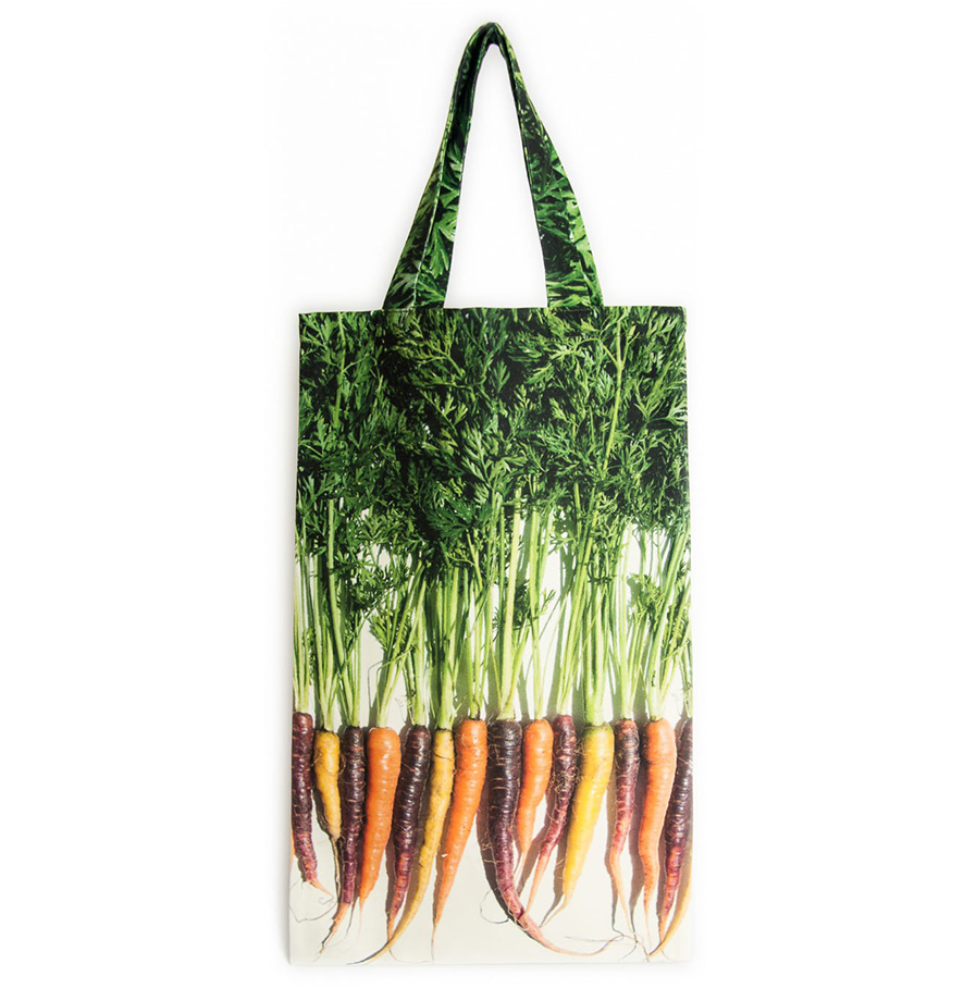 Maron Bouillie - tote bag met print van meerkleurige wortels