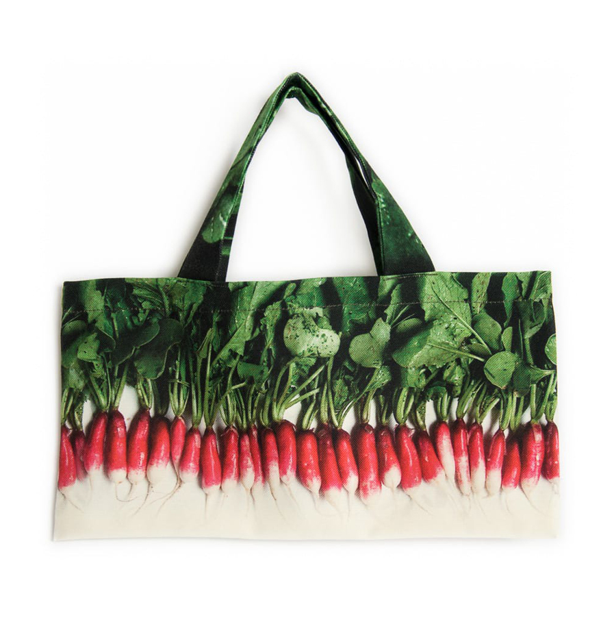 Maron Bouillie - tote bag met print van radijsjes