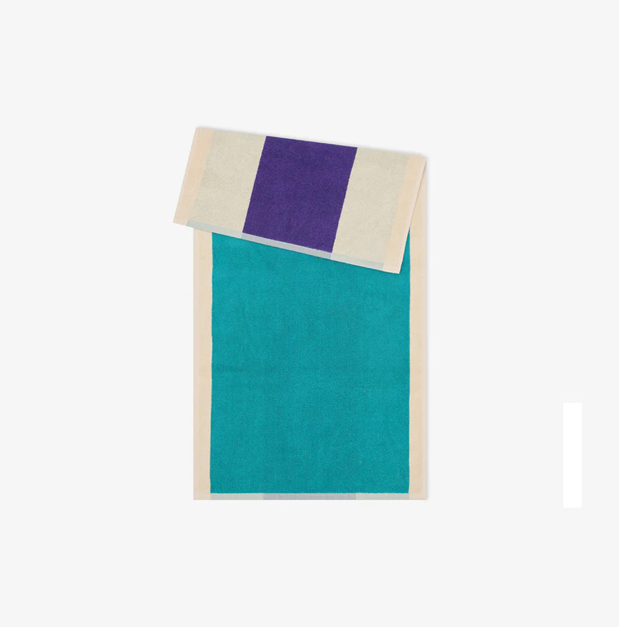 Suite702 - handdoek dark turquoise/purple