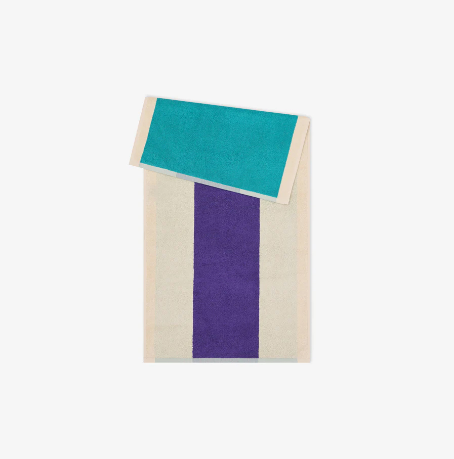 Suite702 - handdoek dark turquoise/purple