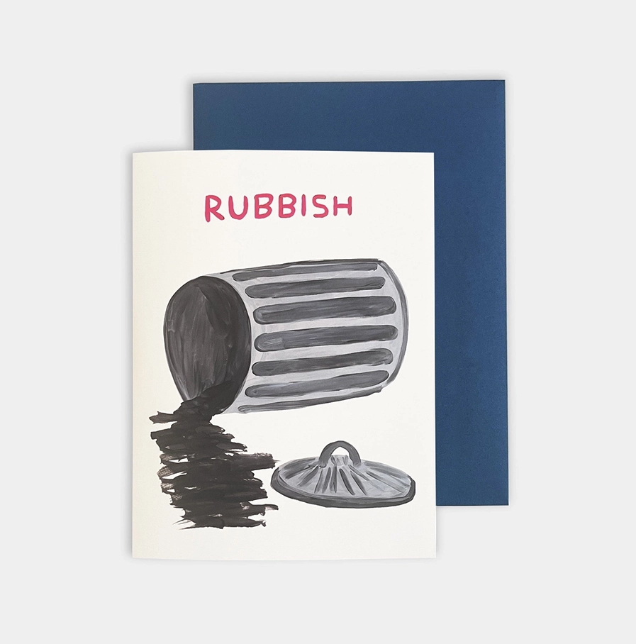 David Shrigley muziekkaart 'Rubbish'
