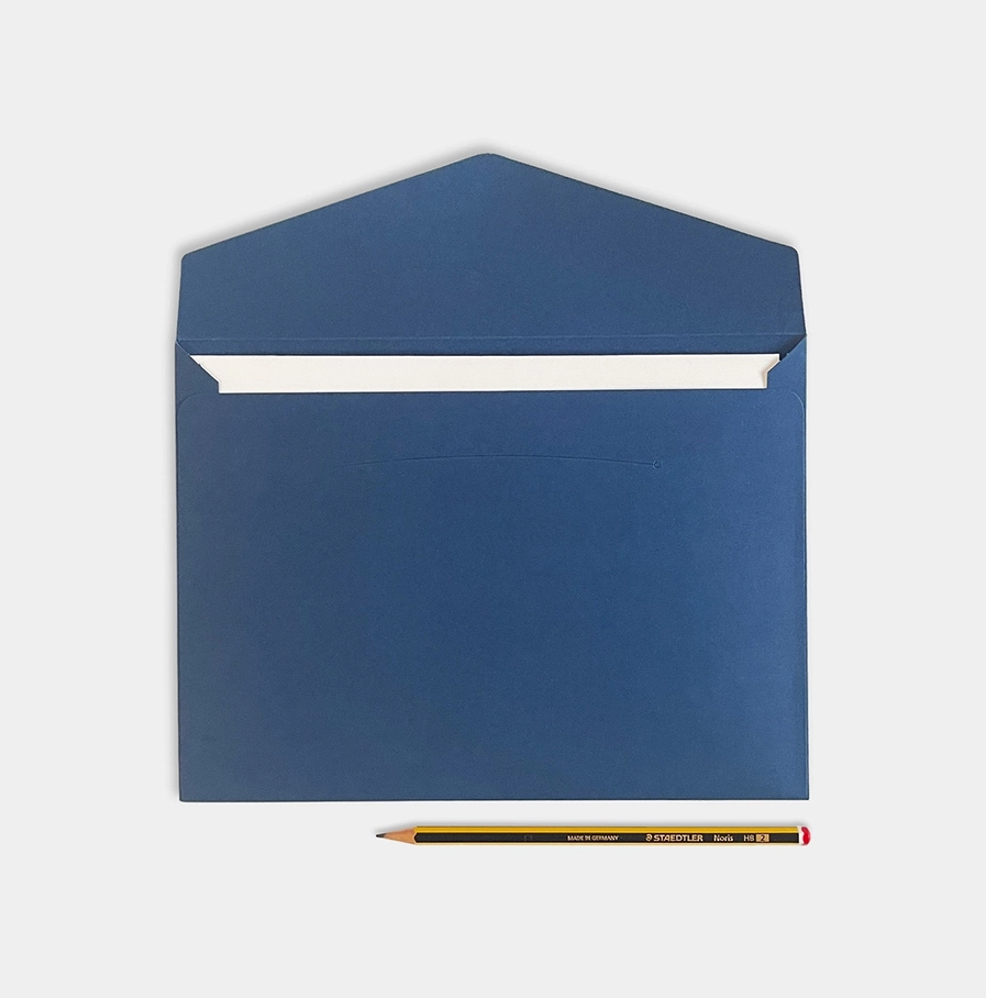 David Shrigley muziekkaart, envelop