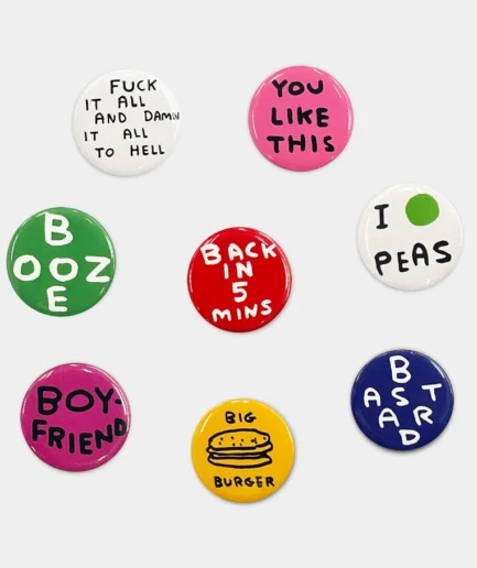 David-Shrigley - Badge Collection 1