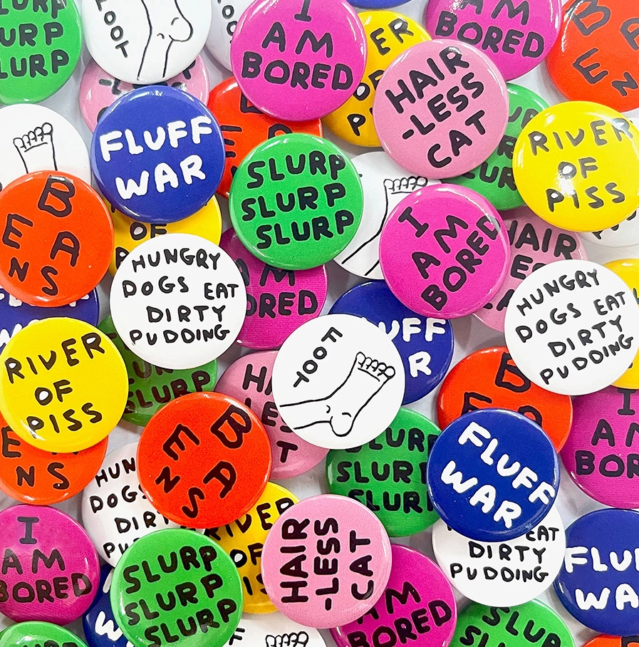 David-Shrigley - Badge Collection 4