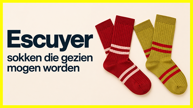 Escuyer - sokken die gezien mogen worden