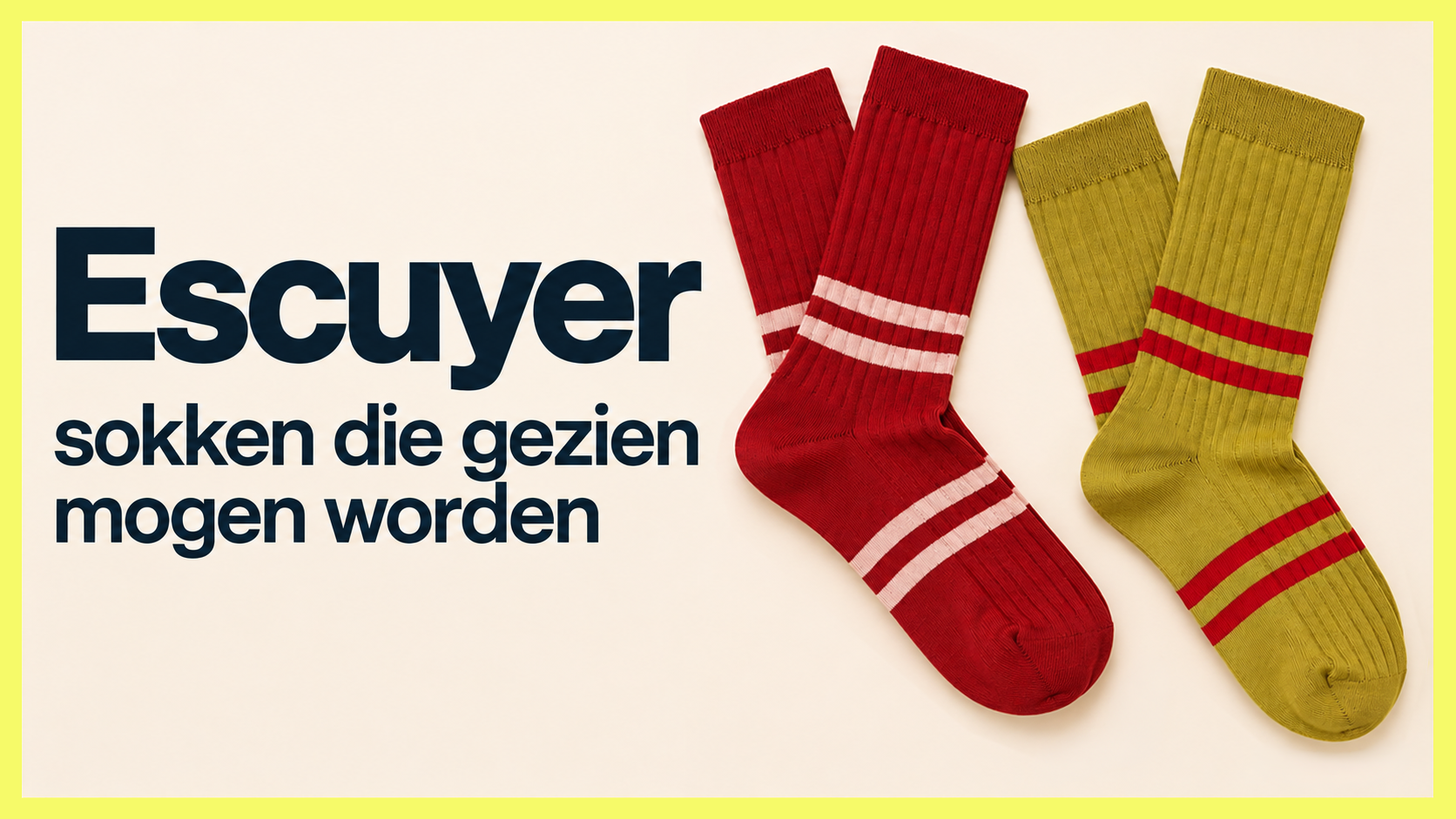Escuyer - sokken en kniekousen die gezien mogen worden
