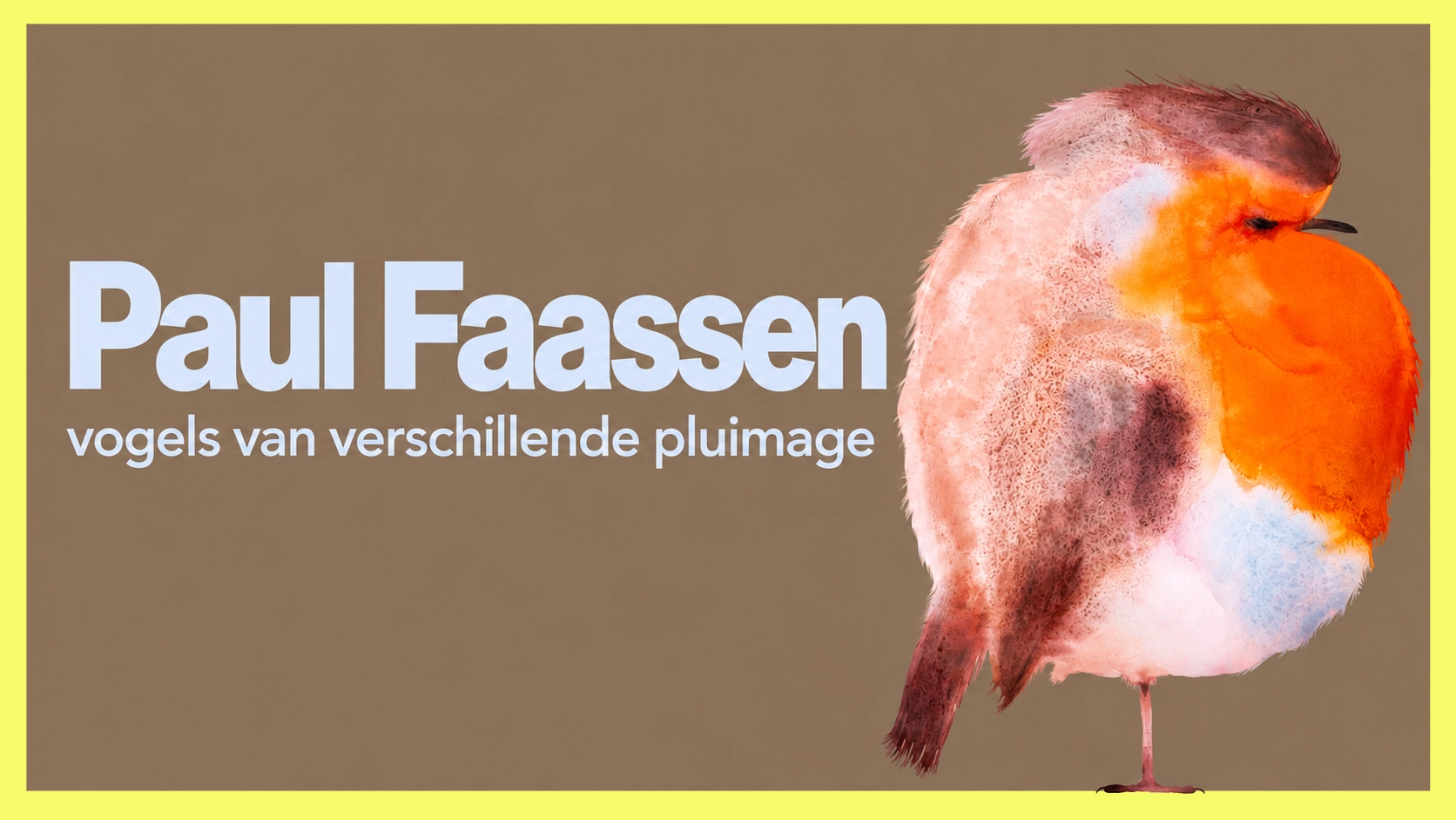 Paul Faassen – Vogels van verschillende pluimage