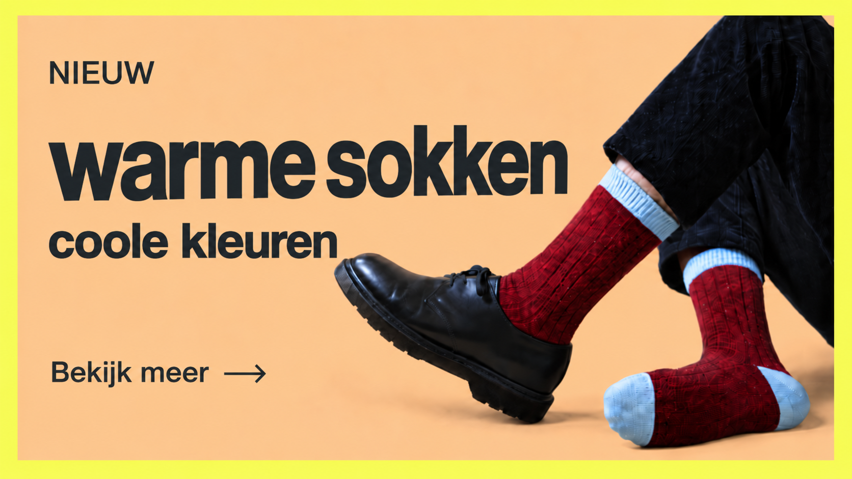 KLUE - warme sokken, coole kleuren